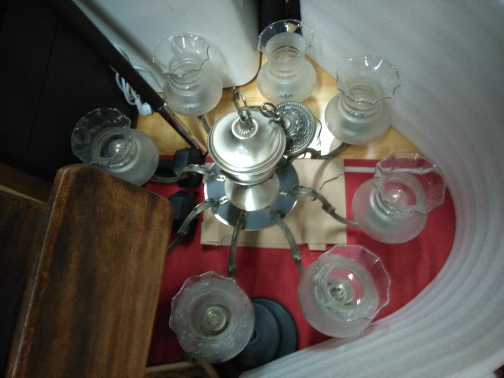 luster tinnen, Enlèvement, Comme neuf, Verre