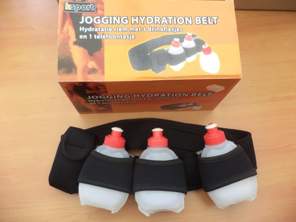 nieuwe riem met drankflesjes om te lopen/fietsen/wandelen, Ophalen of Verzenden, Nieuw