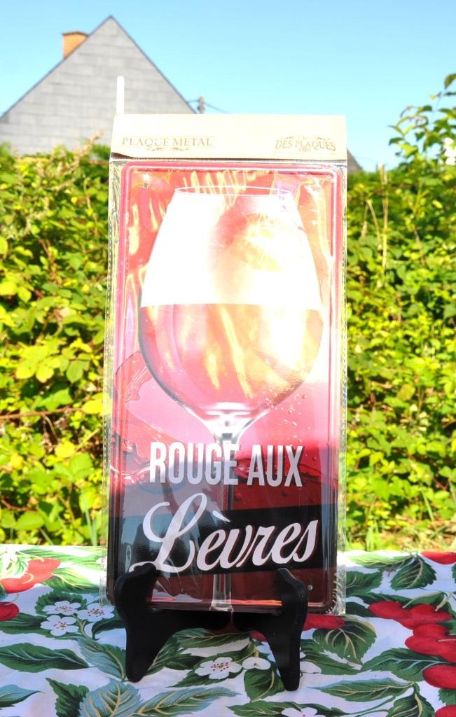 plaque métallique décorative rouge aux lèvres, Maison & Meubles, Enlèvement ou Envoi, Neuf