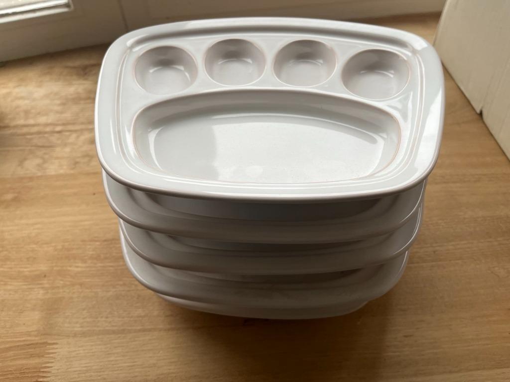 6 gourmetborden, Ophalen, Zo goed als nieuw, Bord(en), Overige stijlen