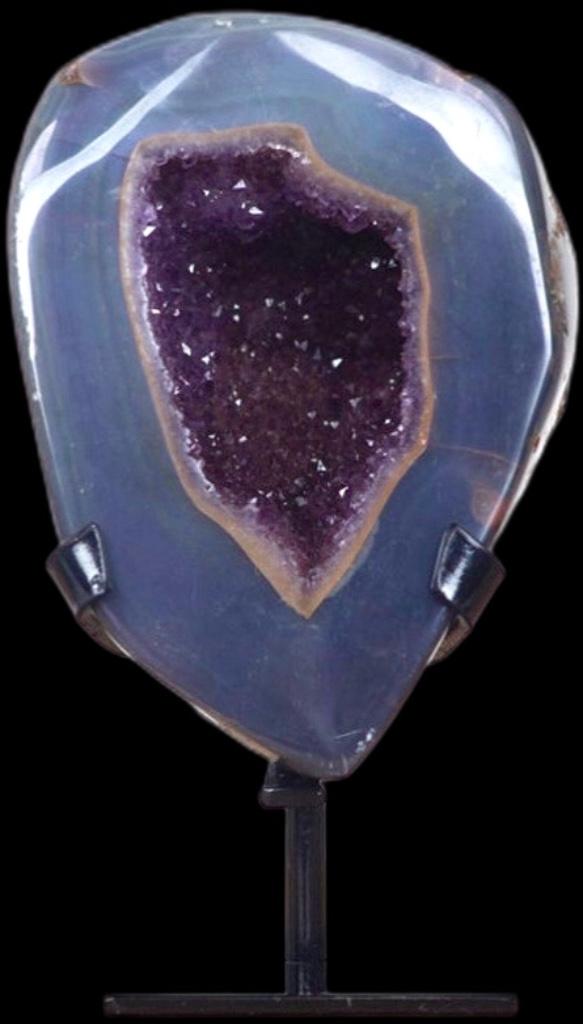 Amethyst Edelsteen Geode Amethist Agaat Mineraal, Envoi, Minéral