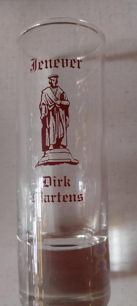 Dirk Martens jenever glazen, Verzamelen, Ophalen, Zo goed als nieuw