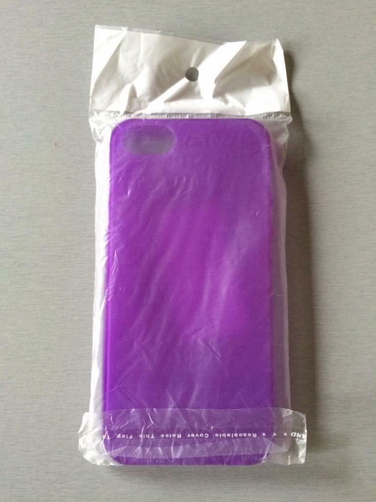 nieuw paars hoesje iPhone 5(S), Enlèvement ou Envoi, Neuf, Housse ou Sac