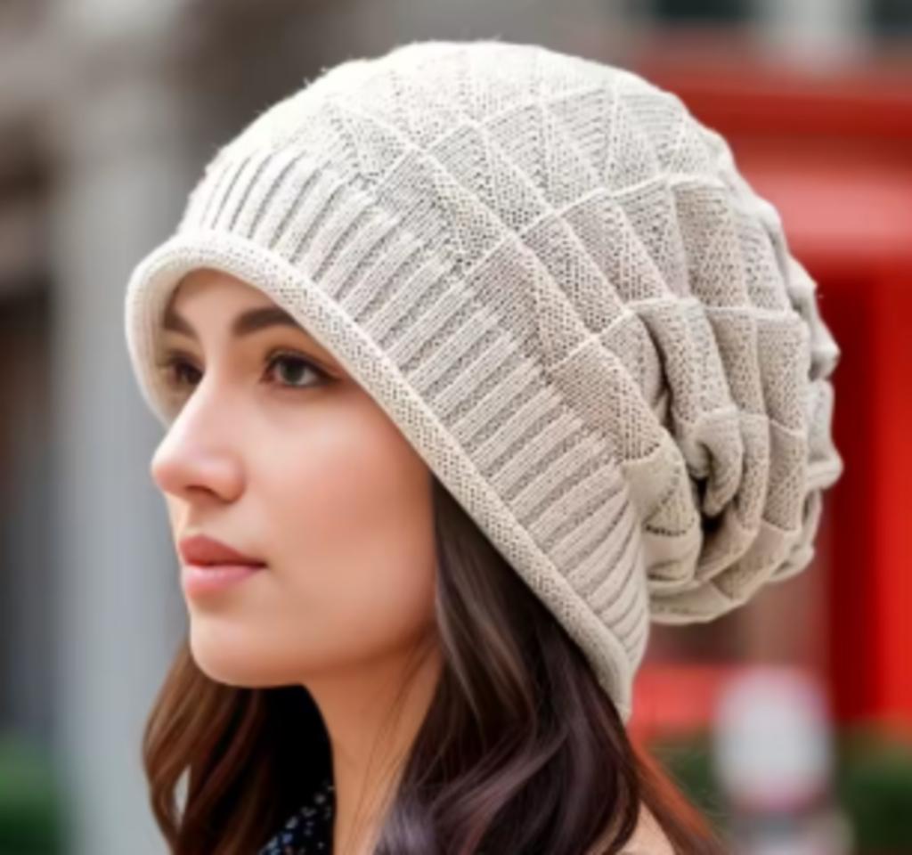 Bonnet chaud pour femme, élastique, bonnet souple épais, Enlèvement ou Envoi, Neuf, Bonnet