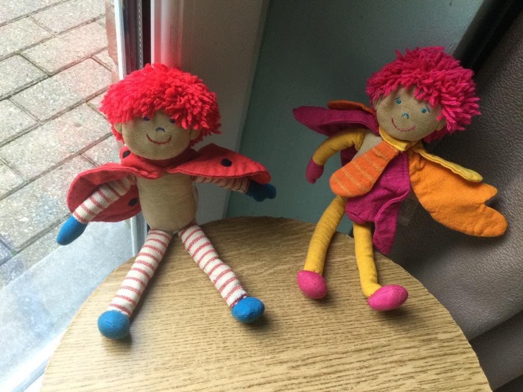 POUPEES"INSECTES" EN TISSU+BEBE ET PELUCHES, Enlèvement ou Envoi