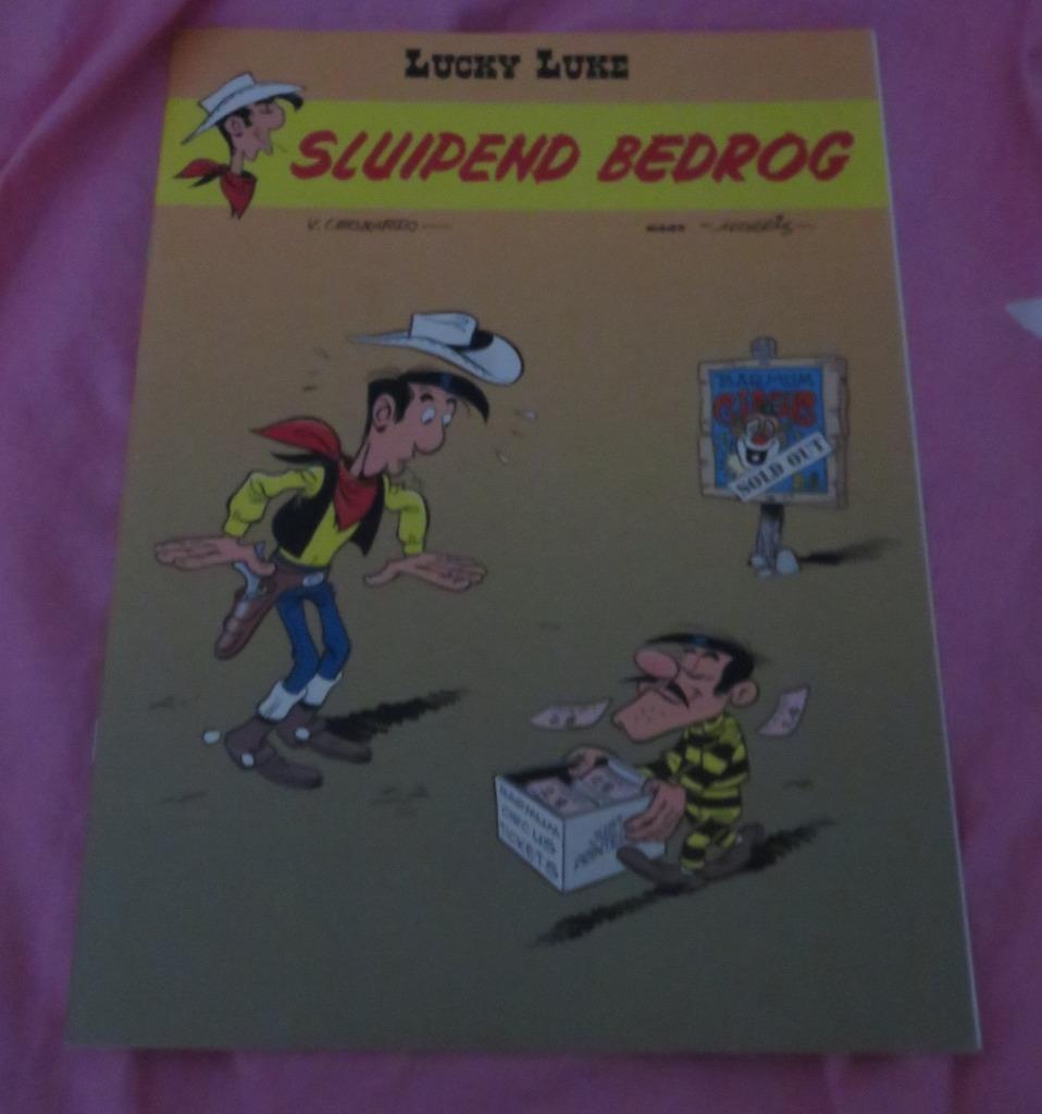Strip : sluipend bedrog - Lucky Luke - Stripverhaal - FOD, Eén stripboek, Ophalen of Verzenden, Gelezen