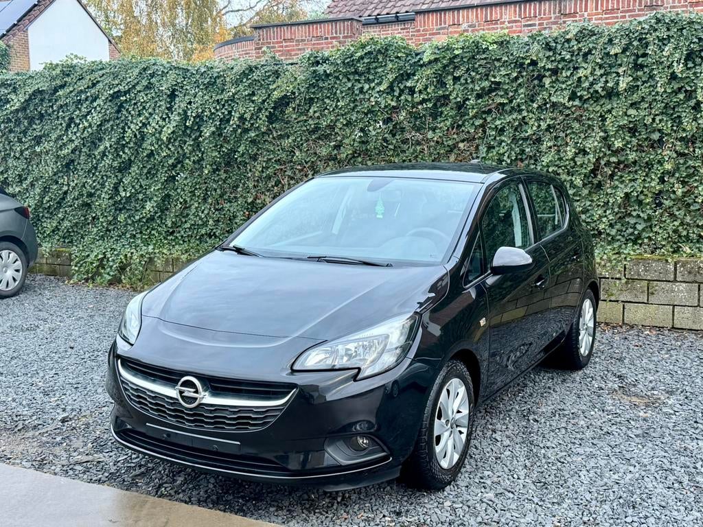 Opel Corsa E 1.2 benzine 12 M GARANTIE, Autos, Achat, Euro 6, Entreprise, Noir