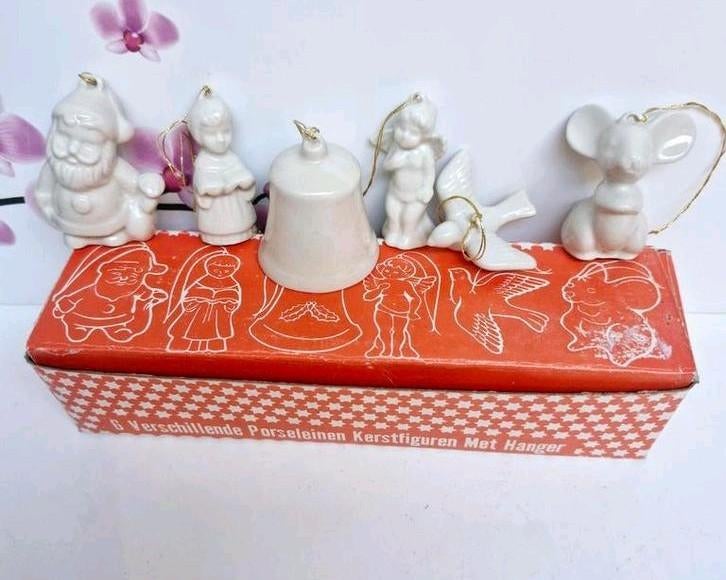 🤍 Pendentifs pour sapin de Noël en porcelaine, Enlèvement ou Envoi, Neuf