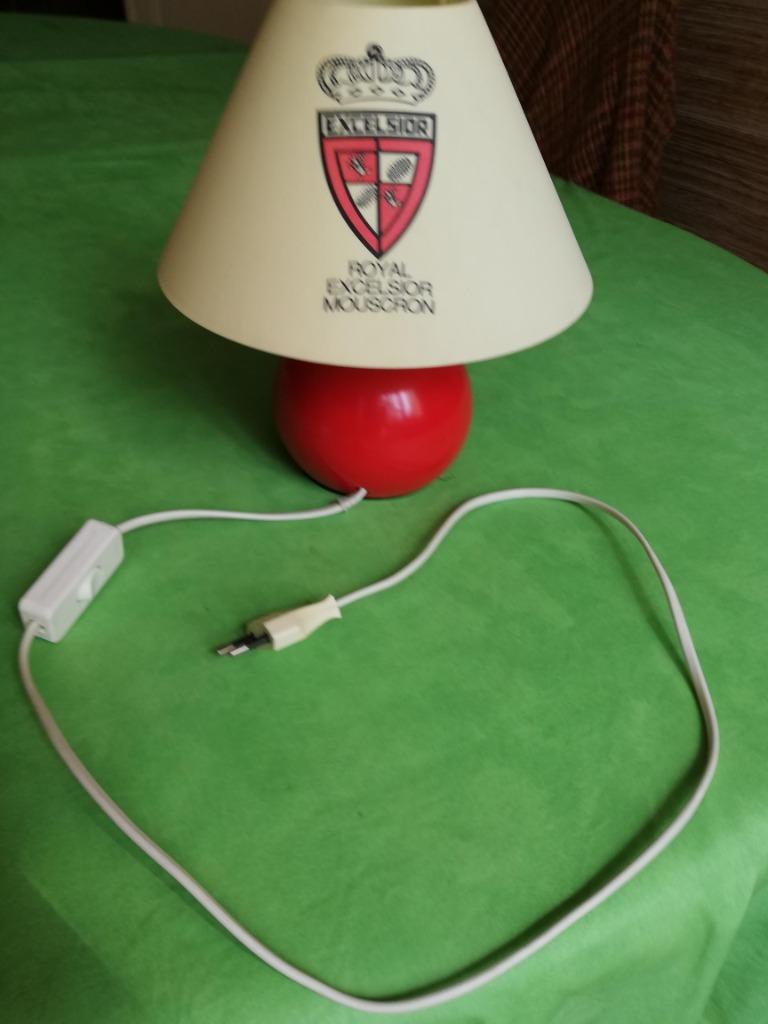 UNIEK ROYAL EXCELSIOR MOUSCRON LAMPJE, Ophalen of Verzenden, Zo goed als nieuw, Overige typen