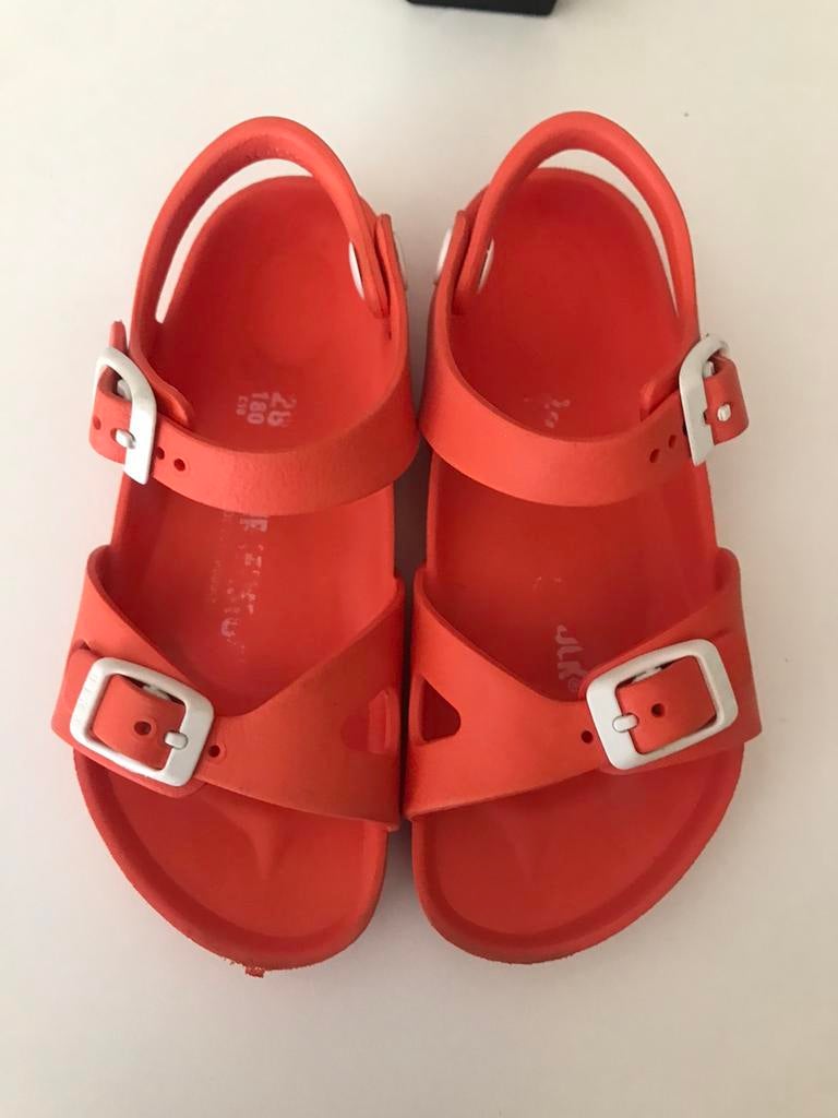 Birkenstock oranje sandalen maat:28, Meisje, Overige typen, Zo goed als nieuw, Birkenstock