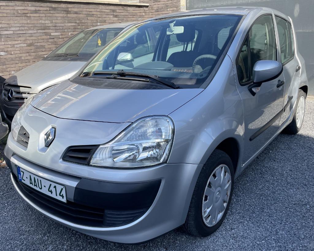 RENAULT MODUS 1.2 ESS 2008 95 000 KM ACCID Tourne et roule, Autos, Renault, Argent ou Gris, Entreprise, Boîte manuelle, 5 portes