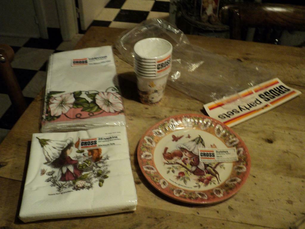 vintage tafelset VICTORIA PLUM, Enlèvement ou Envoi