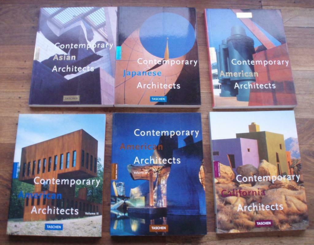 Hedendaagse architecten VS  Taschen, Telleri, Ophalen, Zo goed als nieuw, Architecten