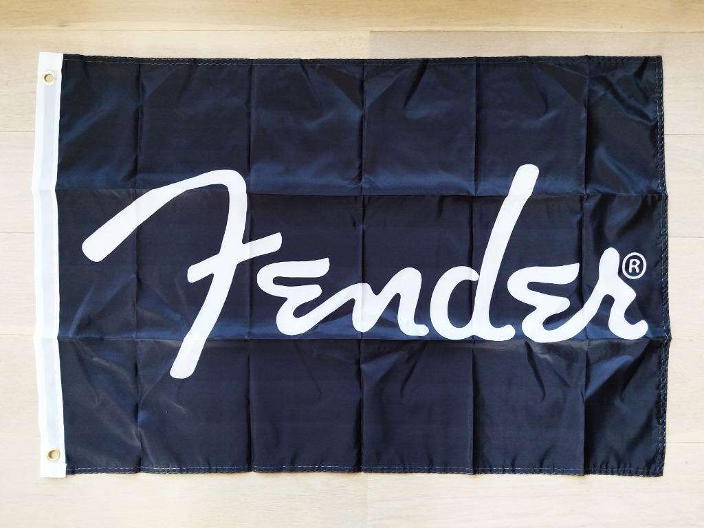 Fender promovlag - 90 cm x 60 cm - Vlag van Fender, Muziek en Instrumenten, Ophalen of Verzenden, Nieuw, Elektrische gitaar