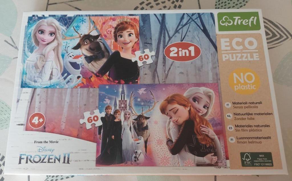 Frozen II  2 puzzels 60 stukken, Ophalen, Gebruikt