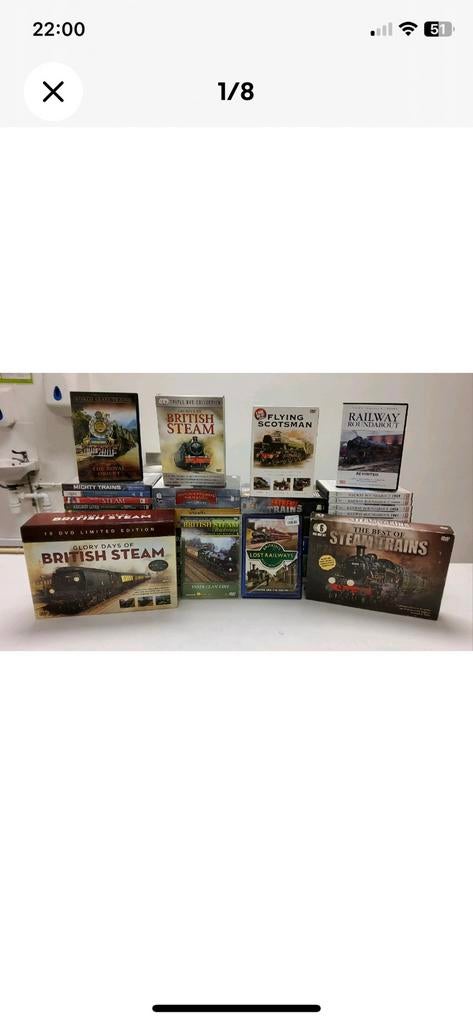 46 x Trains DVD Lot, Ophalen of Verzenden, Zo goed als nieuw