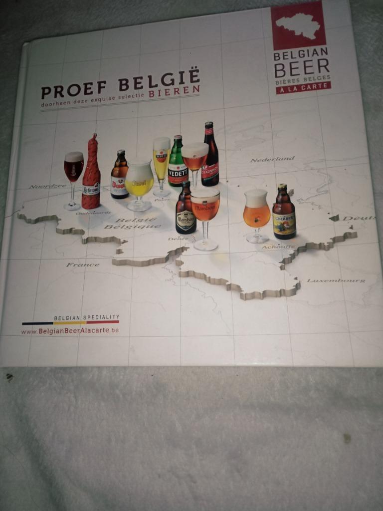 Boek proef belgie bieren bières belges à la carte, Ophalen of Verzenden