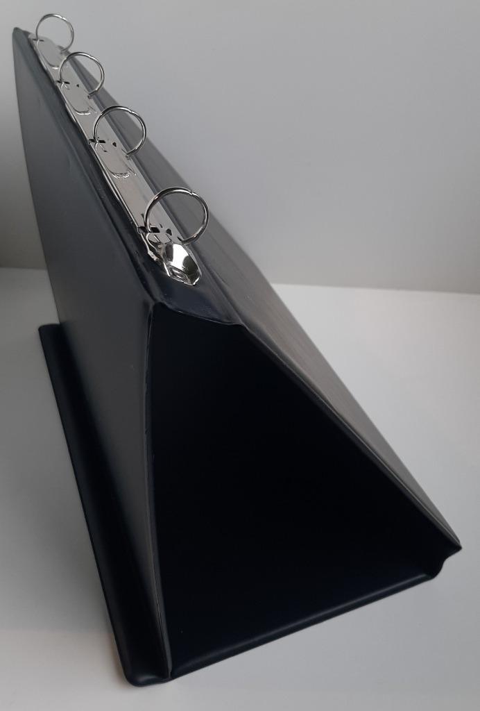 Showmap A4 "flip-over" Bantex zwart - 4 rings, Ophalen, Nieuw