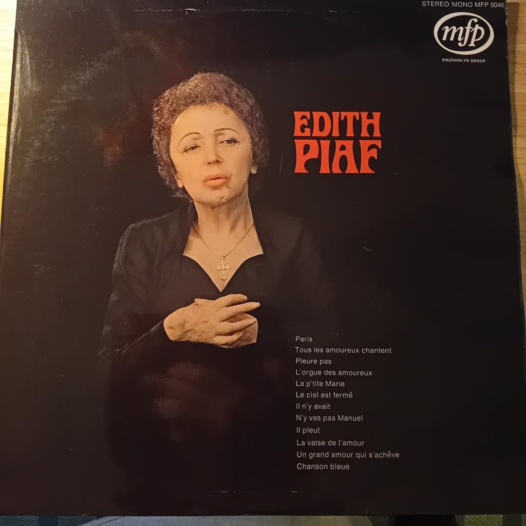 Vinyl: Edith Piaf, verzamelalbum, mfp, 1970, Ophalen of Verzenden