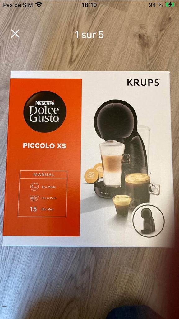 Dolce Gusto Piccolo XS/ Neuve/ Valeur:€70, Electroménager, Enlèvement, Neuf