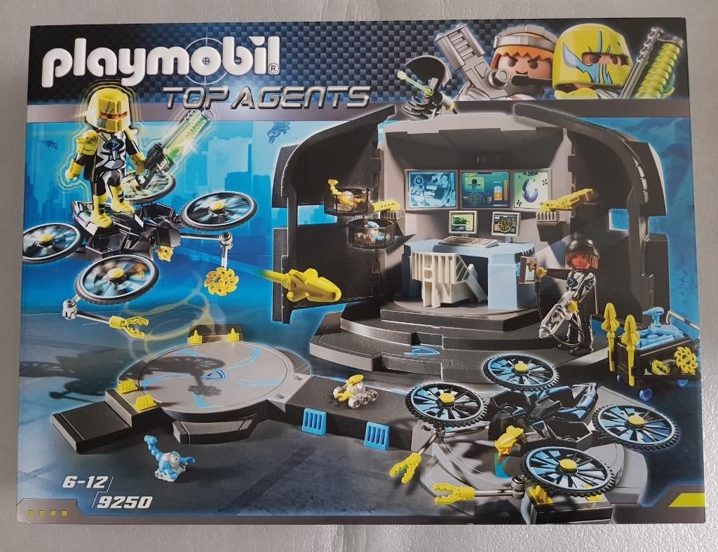 Playmobil 9250 Dr. Drone's Command Base nieuw - sealed, Enlèvement ou Envoi, Neuf, Ensemble complet