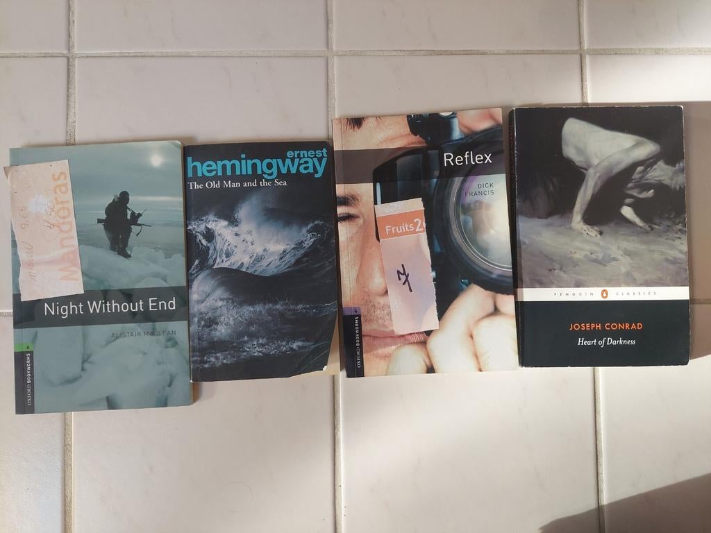 Allerlei boeken, gelezen in ASO, Livres, Enlèvement, Utilisé, Secondaire, Anglais