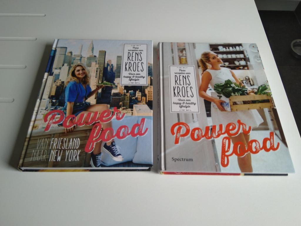 Rens Kroes : 2 Boeken Power Food en Van Friesland ....., Boeken, Ophalen of Verzenden, Zo goed als nieuw, Rens Kroes