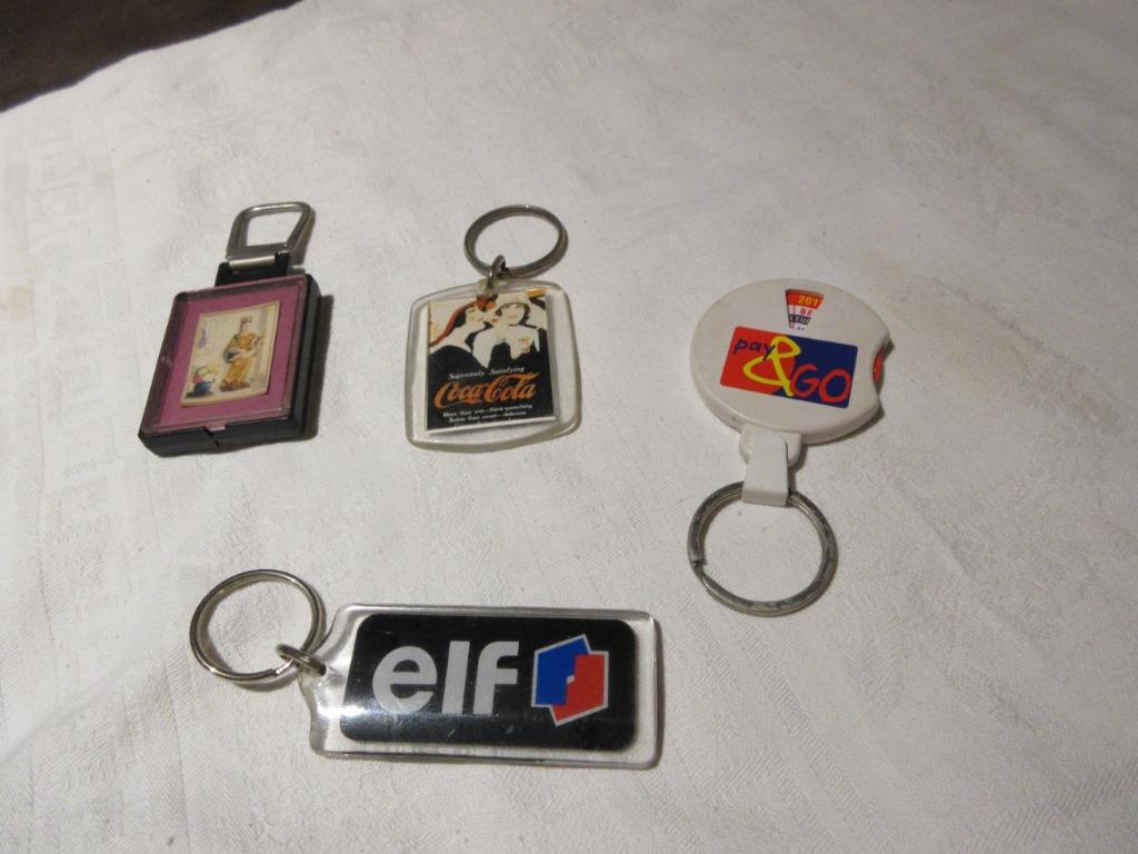 Porte-clés publicitaires Coca-Cola Pay&Go Elf Brunel 92, Enlèvement