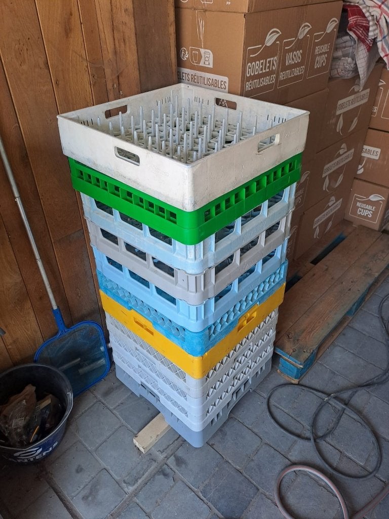 Afwasbakken 50x50cm, Ophalen, Gebruikt, Vrijstaand, 45 tot 60 cm