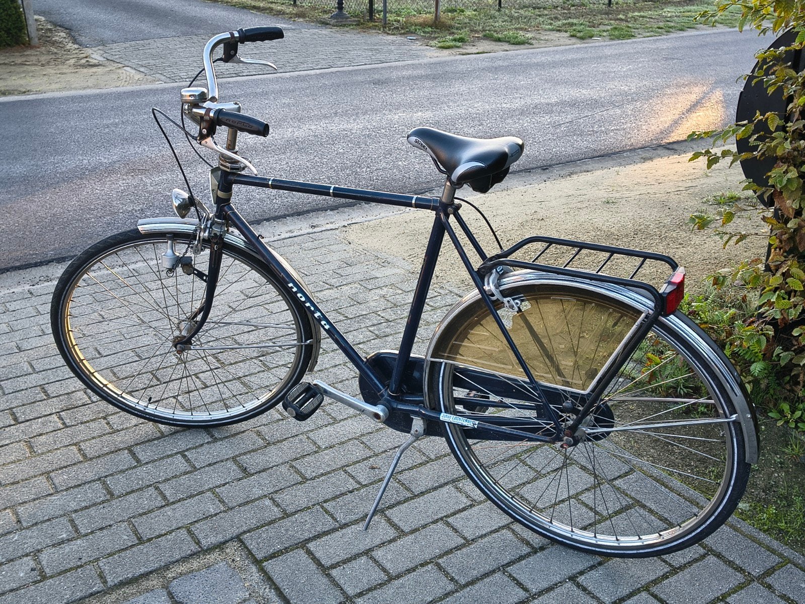 norta stalen kotfiets, Enlèvement