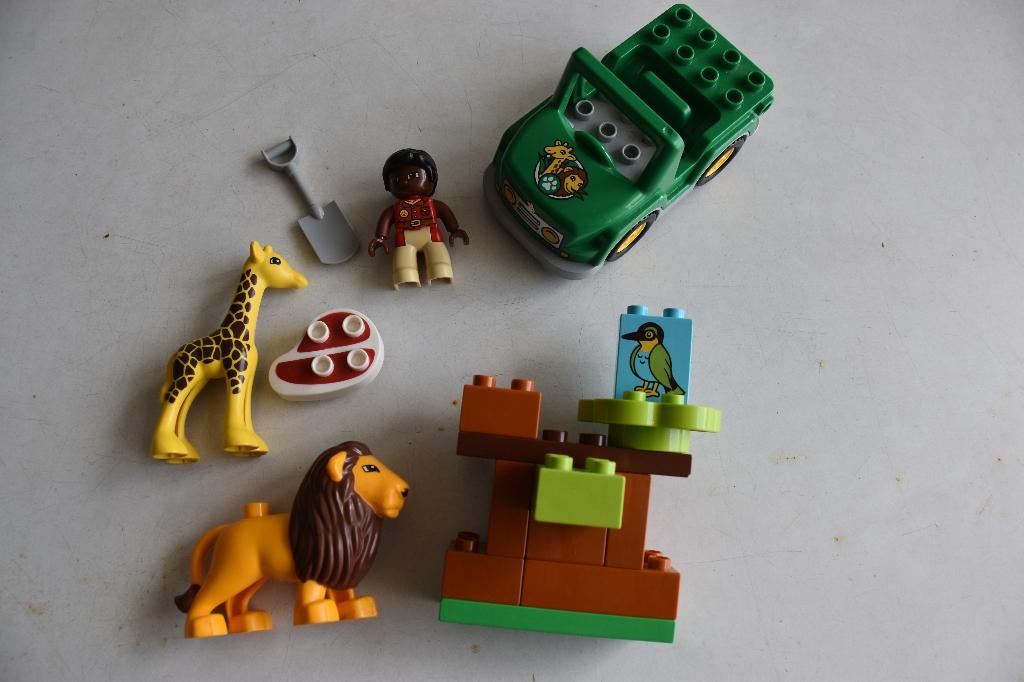 Duplo set 10802 Savanne, Ophalen, Compleet, Overige thema's, Zo goed als nieuw