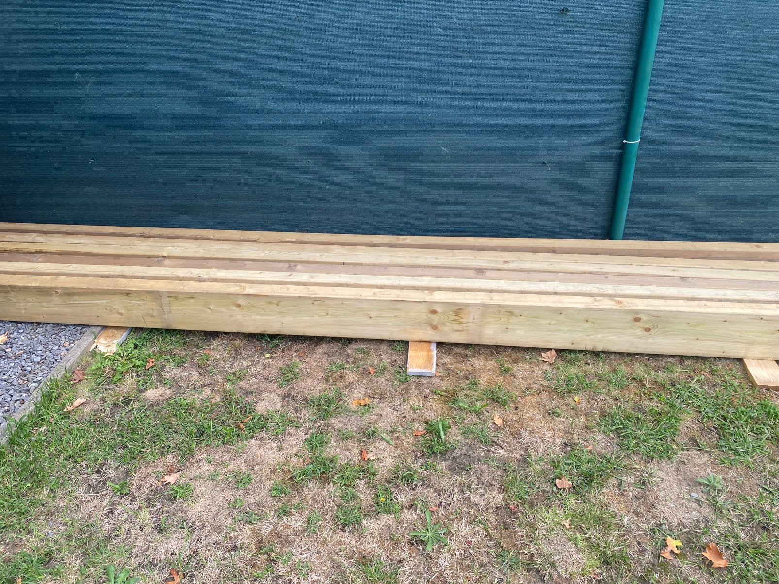 12 Houten balken  van 4000x190x60 te koop, Ophalen, Zo goed als nieuw, 250 cm of meer, Balken