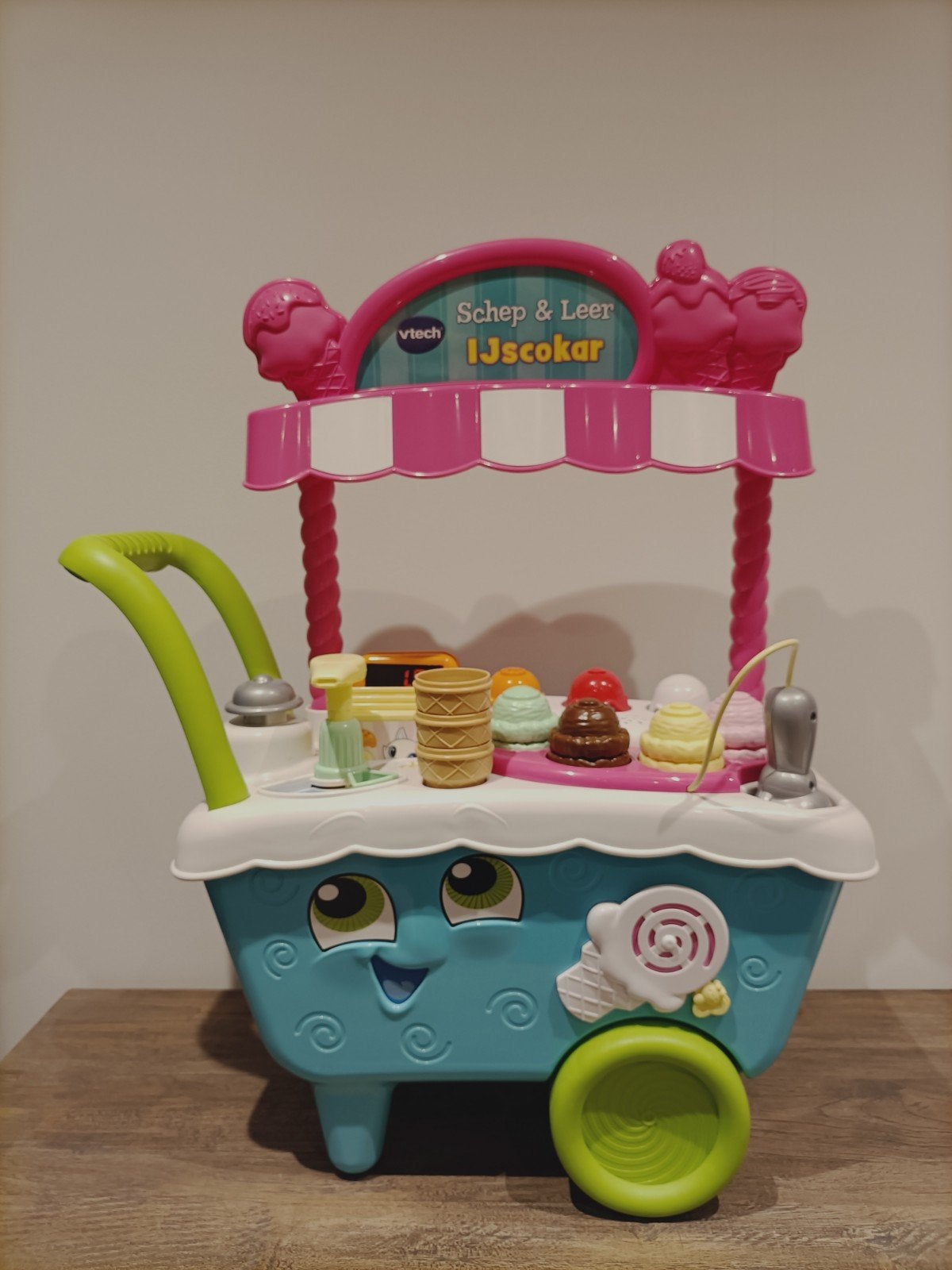VTech Schep en leer ijscocar, Ophalen, Zo goed als nieuw