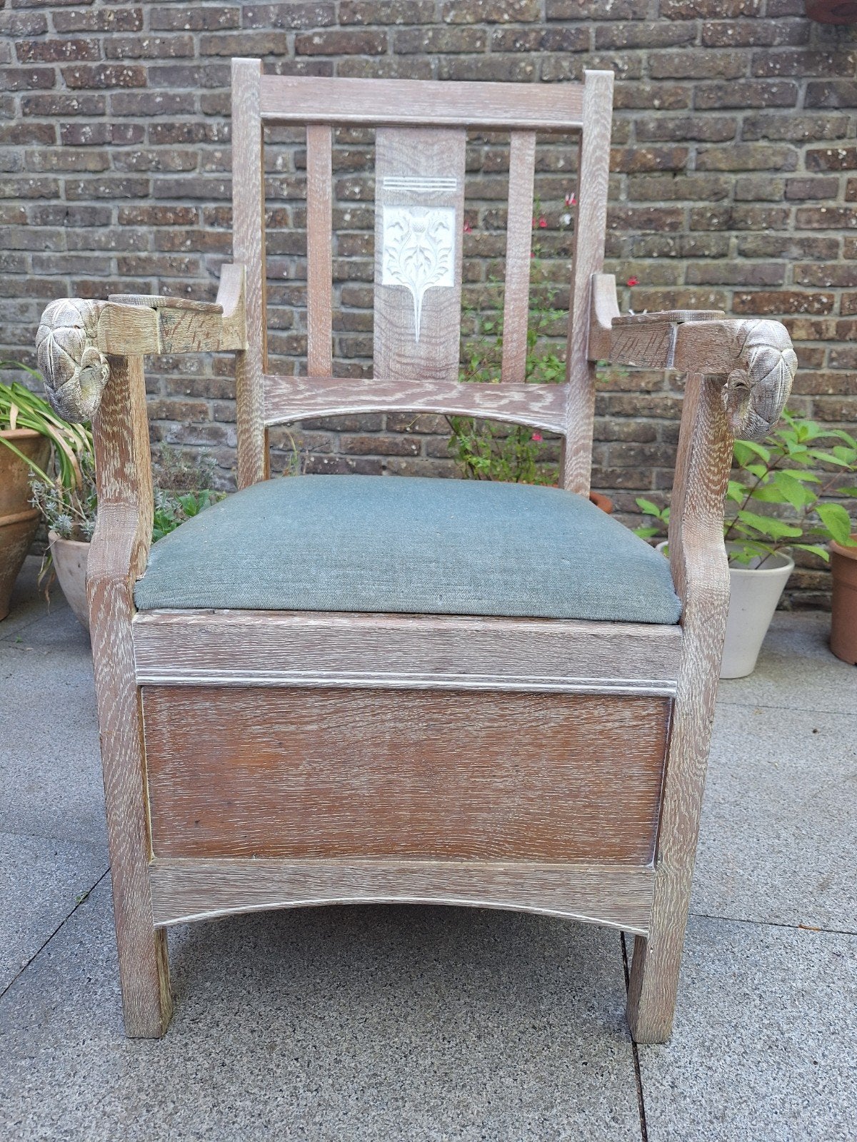 antieke vintage zetel fauteuil, Enlèvement