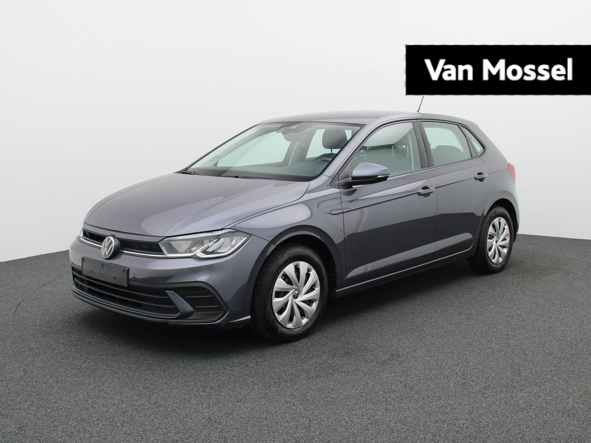 Volkswagen Polo 1.0 TSI Life DSG NAVI | LED | Zetelverwarmin, Stof, Zwart, 95 pk, Bedrijf