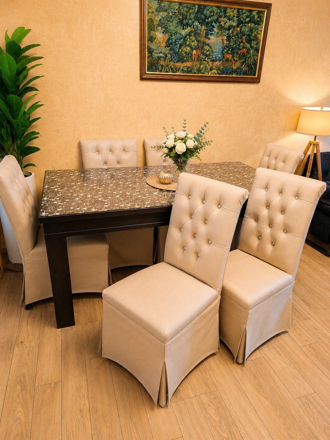 Tafel met 6 stoelen, Enlèvement