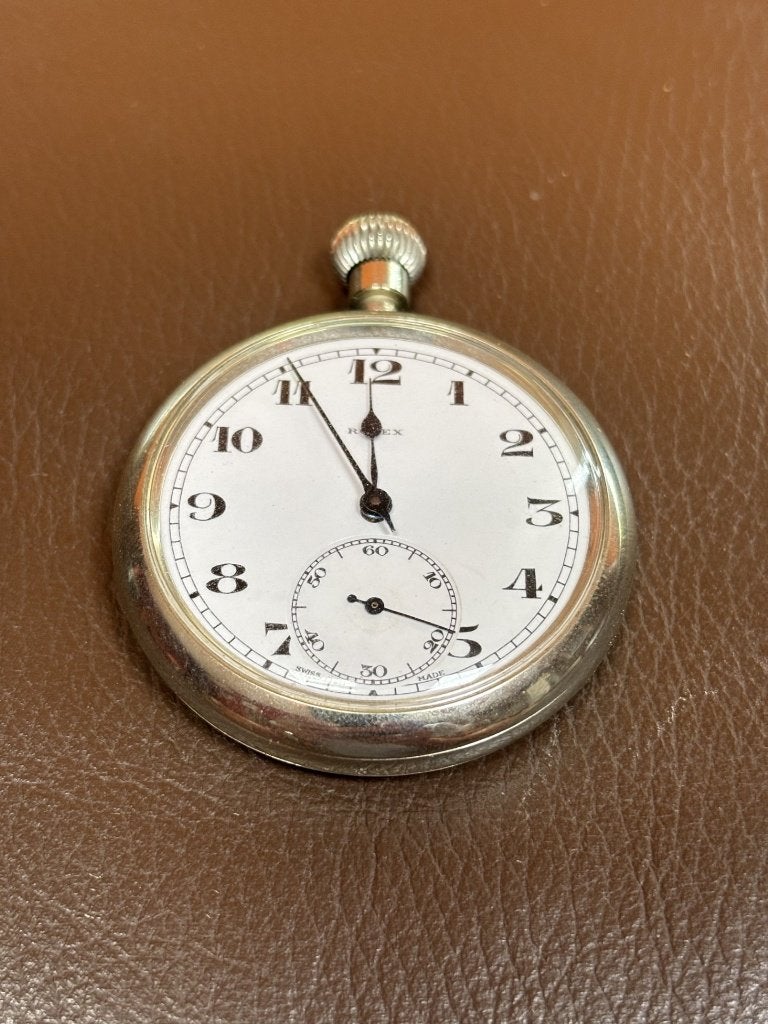 Rare Rolex de poche vers 1930 à 1940, Ophalen, Gebruikt, Gebruiksvoorwerp