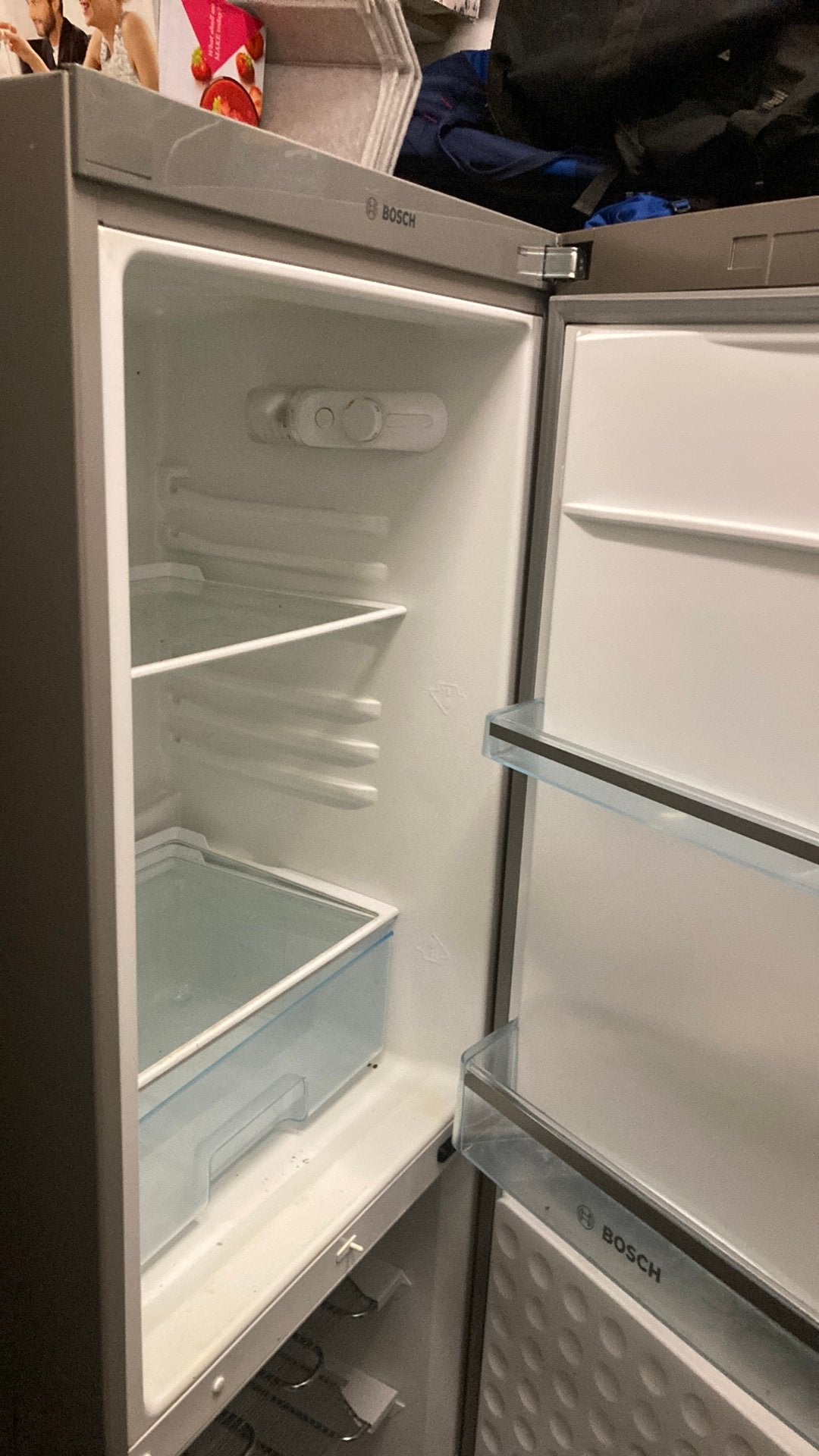 Combi koelkast met diepvries, Gebruikt, 160 cm of meer, Ophalen, Vrieskast