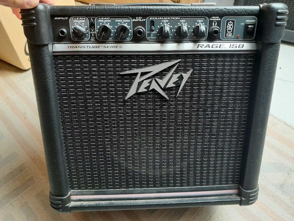 Ampli Peavey Rage 158, Muziek en Instrumenten, Versterkers | Bas en Gitaar, Ophalen, Gebruikt, Gitaar, Minder dan 50 watt