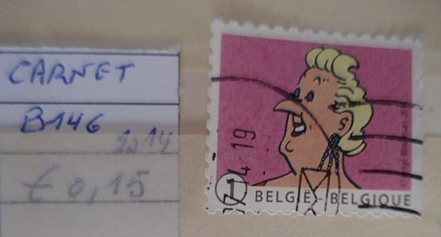 Belgique [ B146 ] (O)  [[ CASTAFIORE ]], 1 Autocollant, Affranchi, Envoi, Autre