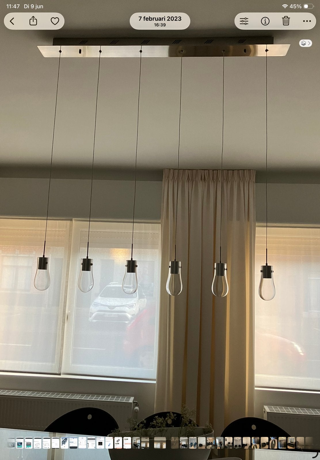 Mooie designluster, Ophalen