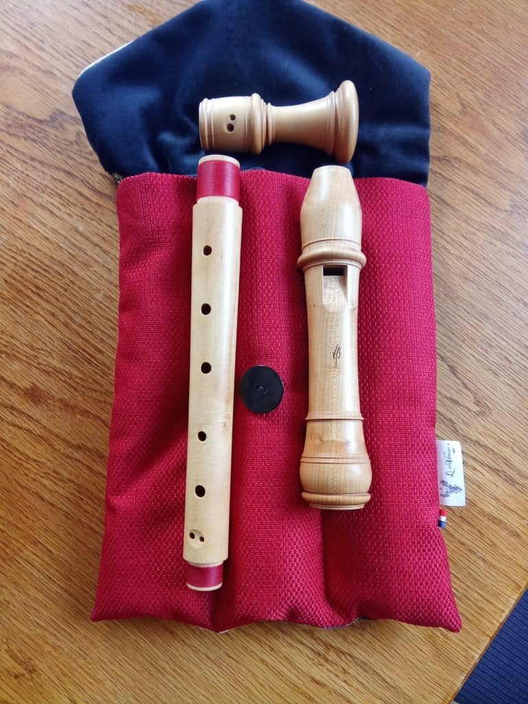Flûte alto 415Hz Bernolin, Enlèvement ou Envoi, Comme neuf, Alto, Avec valise, étui ou housse