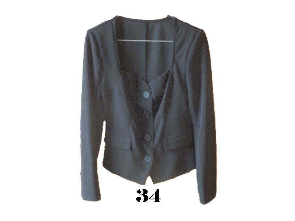(16)- veste légére femme t.xs noire - shein -, Zwart, Ophalen of Verzenden, Zo goed als nieuw, SHEIN