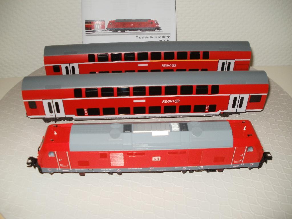 Marklin Ho Diesellok NIEUW no 245006 MFX DIG.+2 rijtuigen., Wisselstroom, Treinset, Nieuw, Ophalen of Verzenden