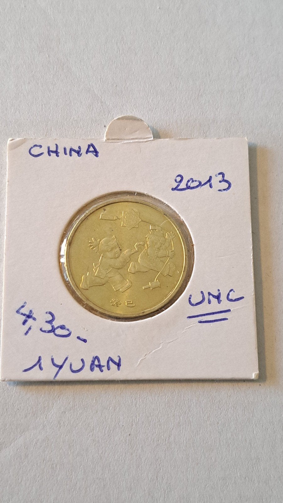 Chine 1 yuan 2013 UNC, Timbres & Monnaies, Monnaies | Asie, Enlèvement ou Envoi
