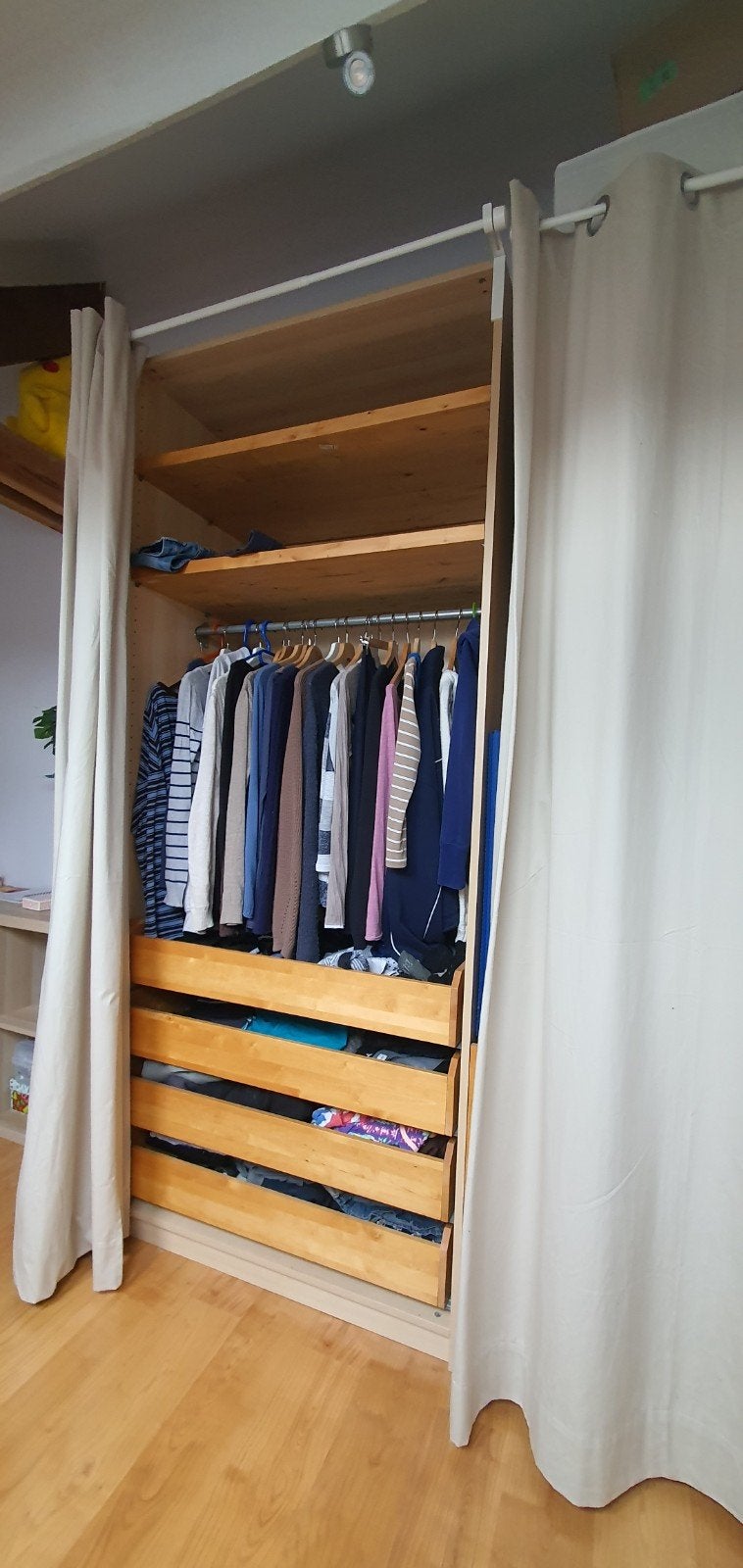 Dressing, garde-robes, armoire, penderie, 100 à 150 cm, Enlèvement, Utilisé, 200 cm ou plus