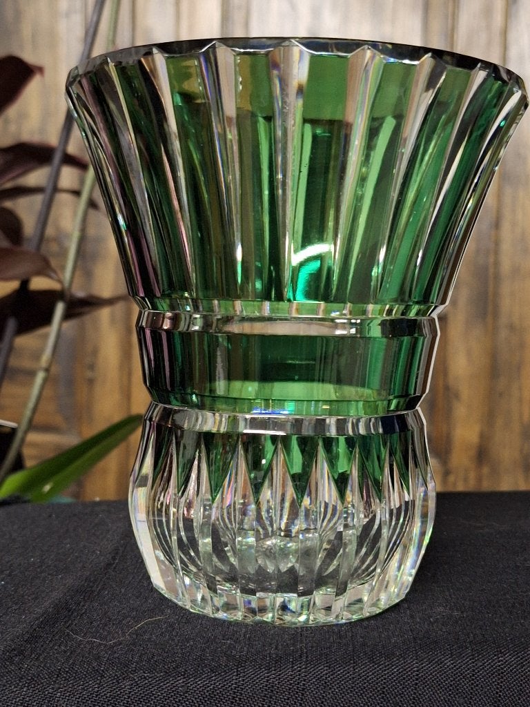 SUPERBE ANCIEN GROS VASE CRISTAL  VAL SAINT LAMBERT, Antiquités & Art, Enlèvement ou Envoi