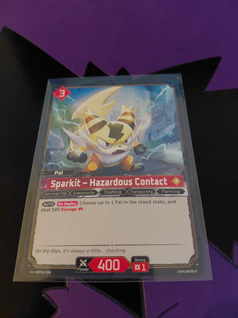 Palworld: Sparkit – <U> EBP01-008 (PRISTINE), Enlèvement ou Envoi, Neuf, Carte(s) à jouer