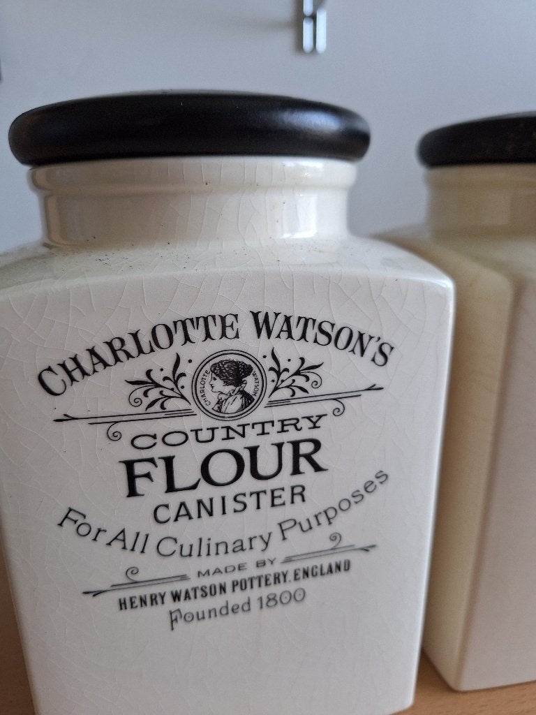 Zeldzaam! Vintage Jar Trio „Charlotte Watson”, Ophalen