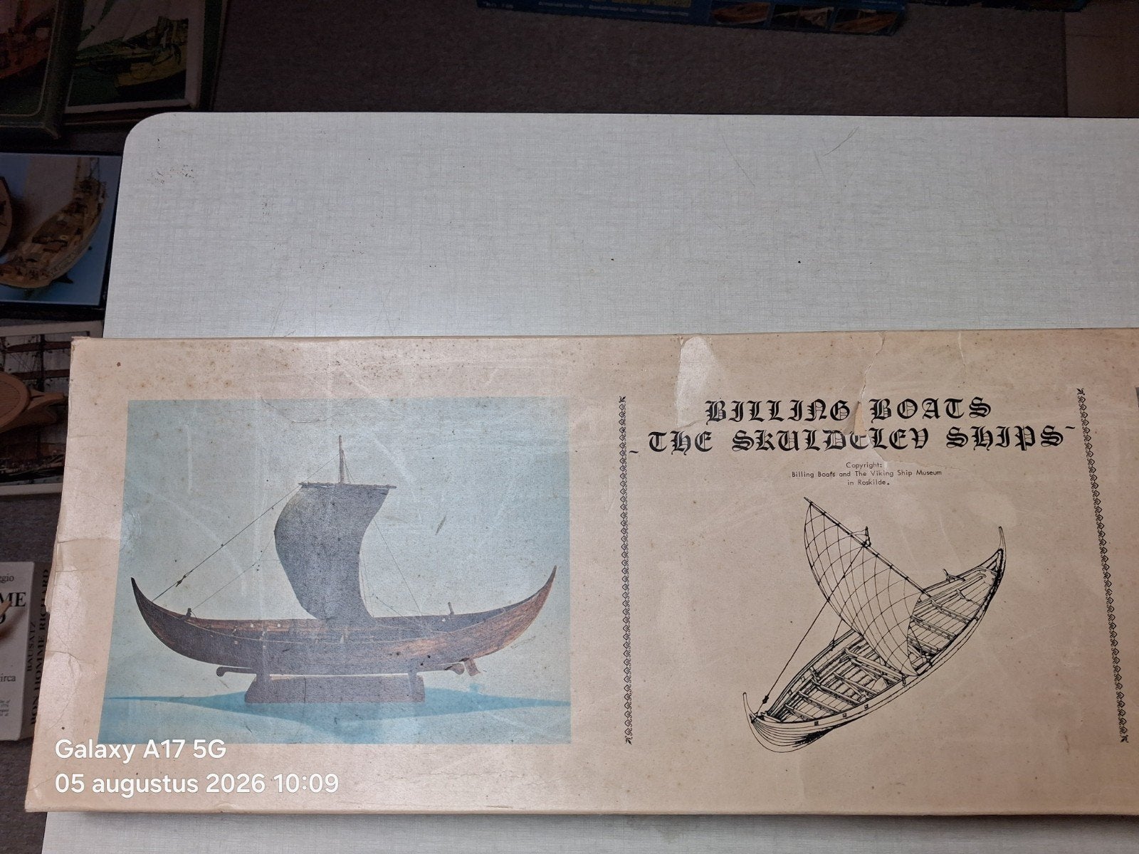 modelboot  Vikingskip billing boats, Ophalen, Gebruikt, Groter dan 1:32